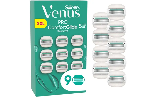 Gillette Venus Pro Comfortglide Sensitive Razor Blades 9 Stk