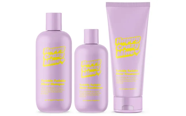 Happy Crazy Mine Twinkle Twinkle Silver Shampoo 350 Ml & Conditioner 250 Ml & Treatment 200 Ml