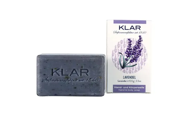 Klar Seifen Scrub Soap - Lavender 100 G