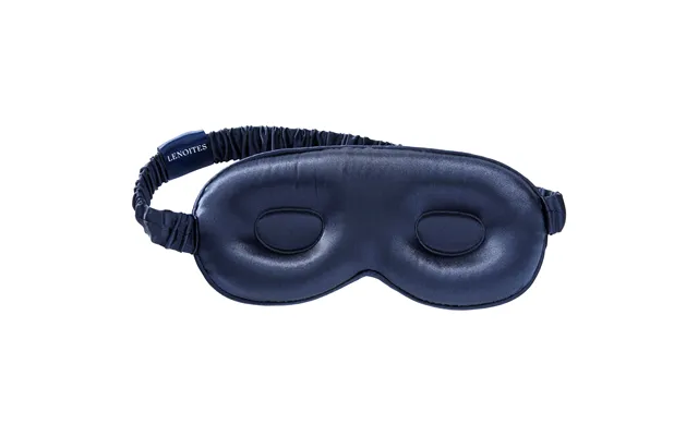 Lenoites Mulberry Silk Contour Sleep Mask Navy