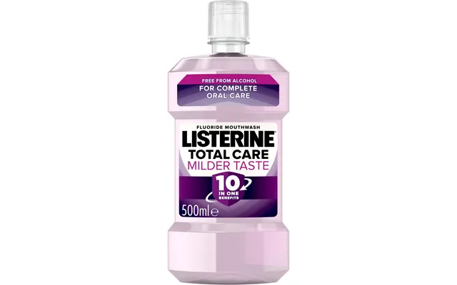 Listerine Milder Taste Mouthwash Total Care 500 Ml