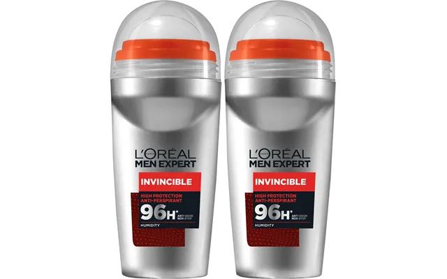 Loreal Paris Men Expert Invincible 96h Roll-on Duo 2x50 Ml