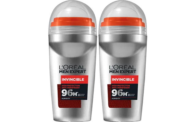 Loreal Paris Men Expert Invincible 96h Roll-on Duo 2x50 Ml