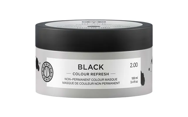 Maria Nila Colour Refresh Non-permanent Colour Masque 2.00 Black