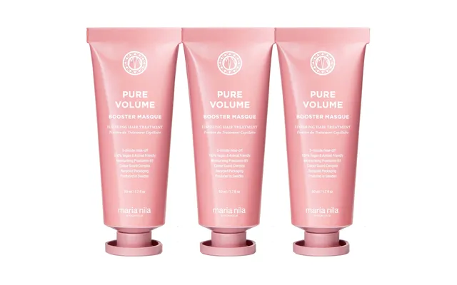 Maria Nila Pure Volume Booster Masque 50 Ml X 3