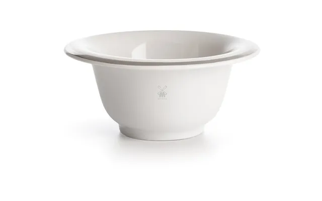Mühle Porcelain Shaving Bowl Platinum Rim White