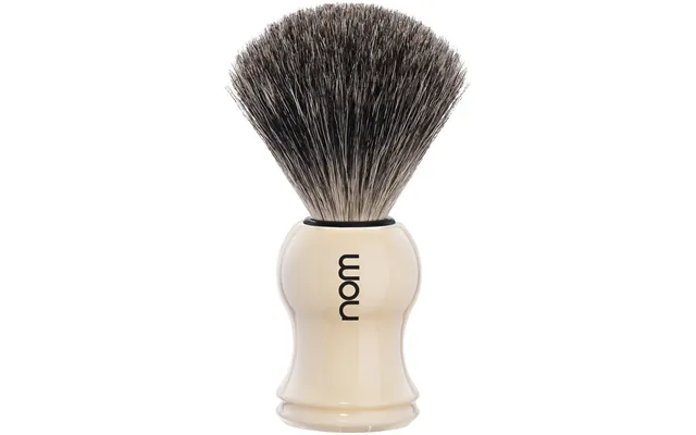 Nom Gustav Shaving Brush Pure Badger Creme