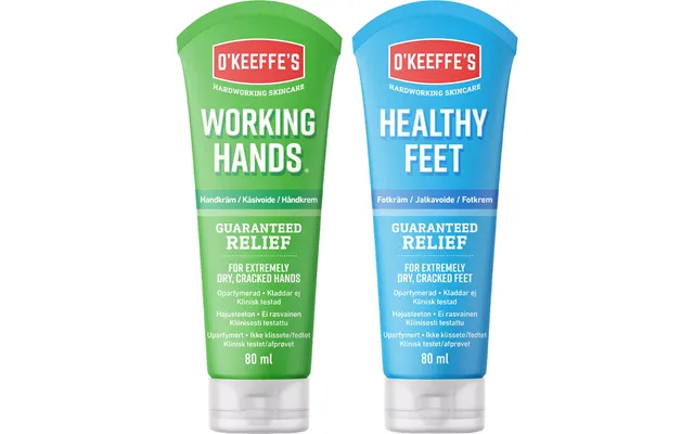 O Keeffe S Hands & Feet Bundle Foot Cream 80 Ml & Hand Cream 80 Ml