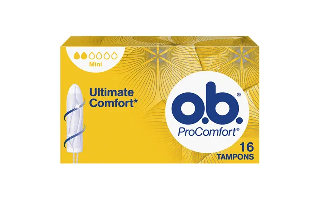 O.b. Procomfort Tampons 16-pack Mini