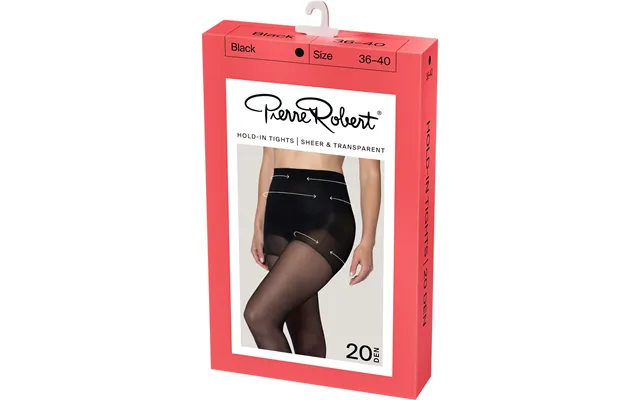 Pierre Robert Hold-in-tights Sheer & Transparent 20 Den Black 44-48