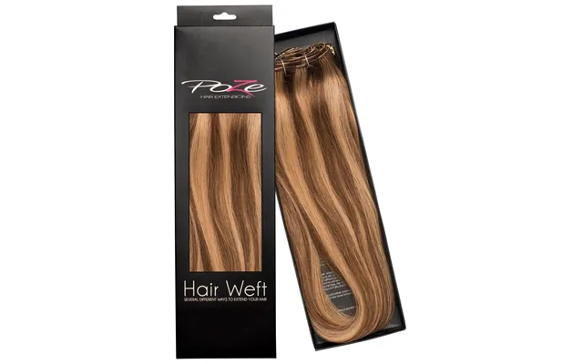 Poze Hairextensions Poze Hårträns Äkta 10b 7bn Sandy Brown Mix 50cm