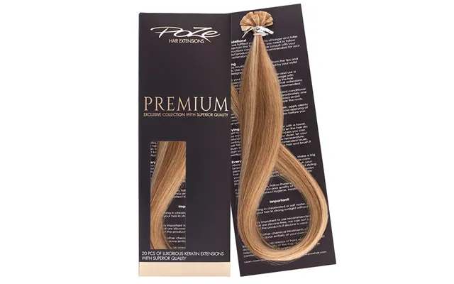 Poze Hairextensions Poze Keratin Premium Extensions P8b 11g Whipped Cream Blonde 20 Slingor 50cm