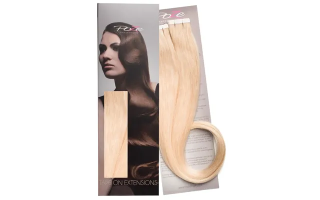Poze Hairextensions Poze Tape On Extensions 12na 4 Cm Bit 50 Cm Platinum