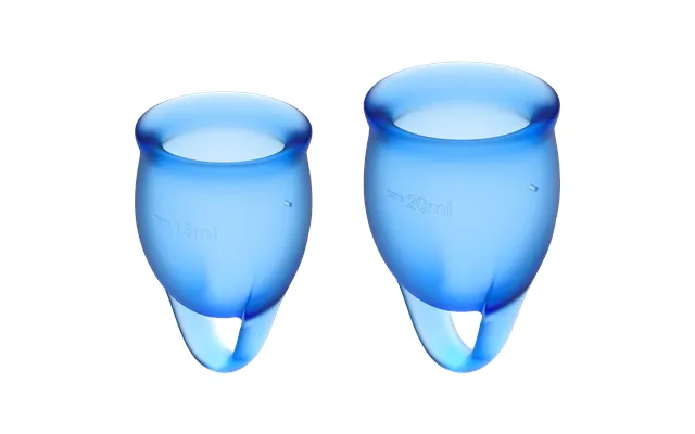 Satisfyer Feel Confident Menstrual Cup Dark Blue