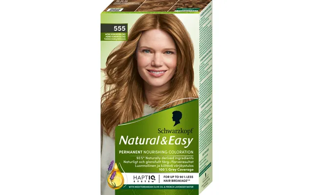 Schwarzkopf Natural & Easy Permanent Nourishing Coloration 555 Mörk Honungsblond