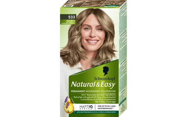 Schwarzkopf Natural & Easy Schwarzkopf Natural&easy 533 Nordisk Askblond 533 Nordisk Askblond