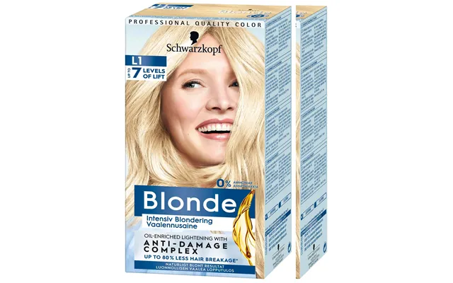 Schwarzkopf Schwarzkopf Blonde L1 Intensiv Blondering-2 Pack