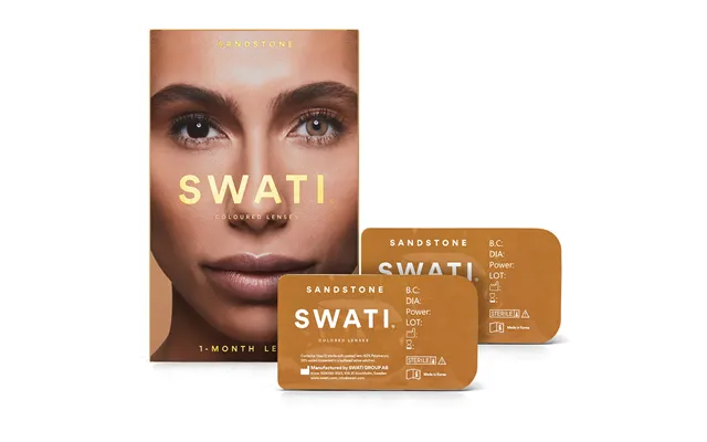 Swati Cosmetics 1 Month Lenses Sandstone
