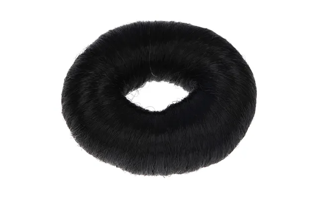 Synthetic Hair Bun Small Black 73mm