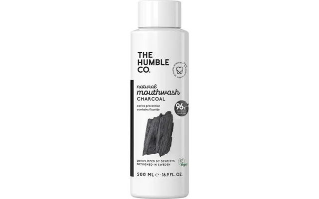 The Humble Co. Anticavity Mouthwash Charcoal 500 Ml