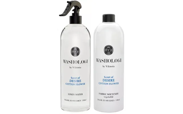 Washologi Desire Bundle Fabric Softener 750 Ml & Linen Water 750 Ml