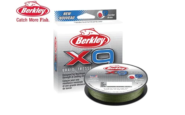 Berkley X9 Braid-0,12mm-low-vis Green