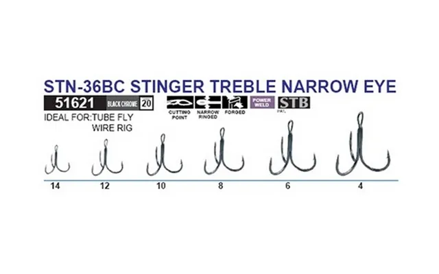 Owner Stn-36bc Tube Fly Treble
