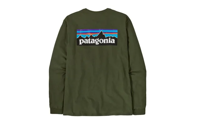 Patagonia L S P-6 Logo Responsibili-tee -torrey Pine Green Tpgn -xl