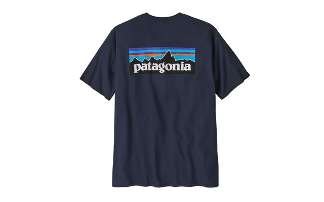 Patagonia M's P-6 Logo Responsibili-tee-new Navy Nena -l