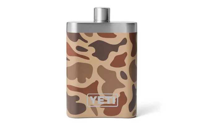 Yeti Rambler Flask-wetlands Camo