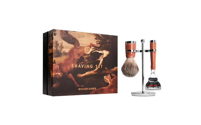Benjamin Barber Classic 3-piece Shaving Set Wood Fusion