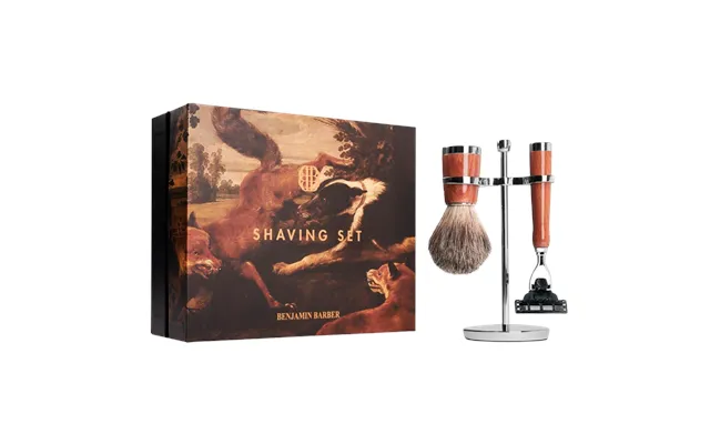Benjamin Barber Classic 3-piece Shaving Set Wood Mach3 1 Stk