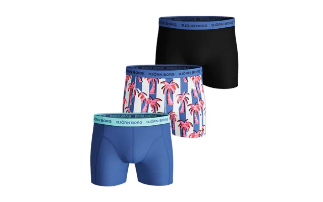 Björn Borg Bb Palmstripe Ultramarine - S 3 Pak