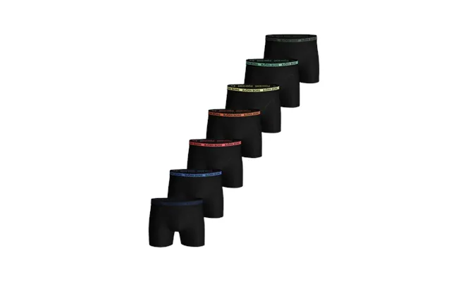Björn Borg Solid Multi Black Beauty - Xs 7 Pak