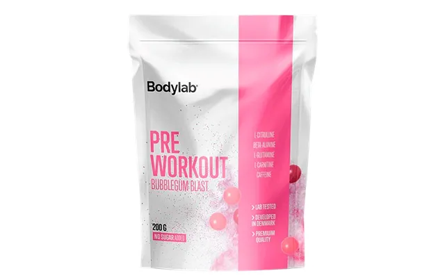 Bodylab Preworkout Bubblegum Blast 200 G