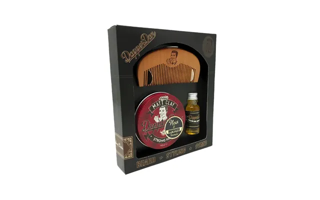 Dapper Dan Hair & Beard Ultra Matte Clay Gaveæske