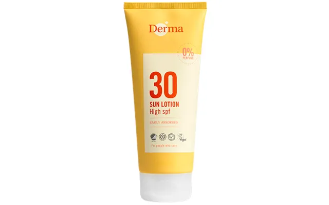 Derma Sun Sollotion Høj Spf 30 200 Ml