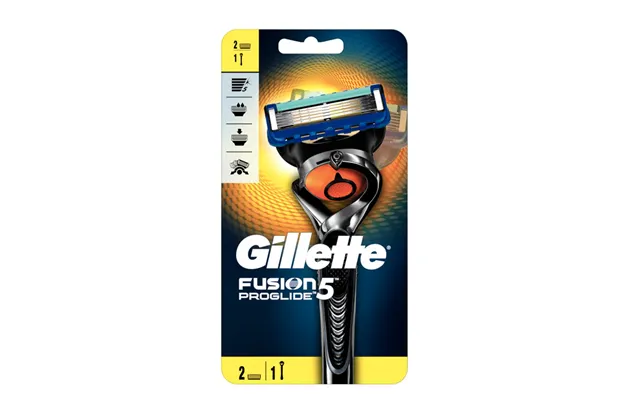 Gillette Fusion5 Proglide Barberskraber Inkl. 2 Barberblade