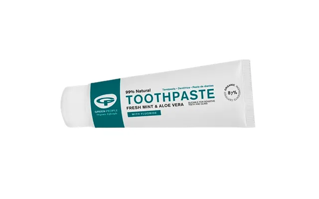 Green People Fresh Mint & Aloe Vera Toothpaste With Fluoride 75 Ml