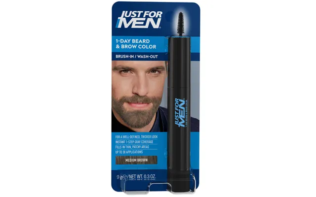 Just For Men Skæg- & Brynfarve Medium Brun 9 G