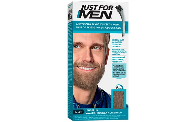 Just For Men Skægfarve Light Brown 1 Stk