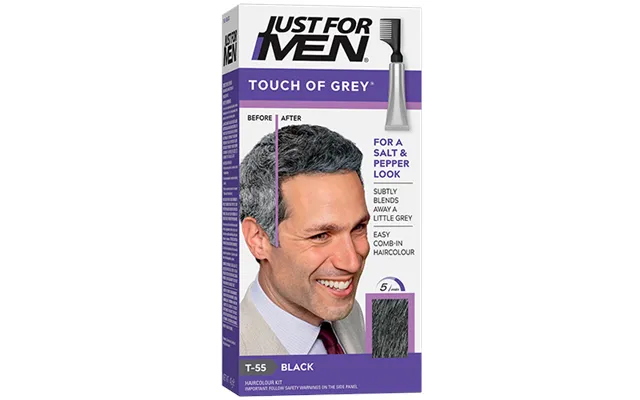Just For Men Touch Of Grey Hårfarve Black 1 Stk