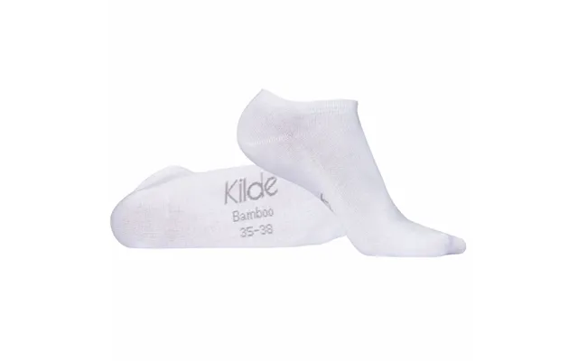 Kilde Bambus Komfort & Diabetes Sneakers Hvid Str. S 35-38 1 Sæt