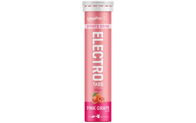 Linuspro Elektrolyt Tabs Pink Grape 20 Tabl