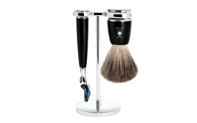 Mühle Rytmo Barbersæt Fusion Skaber - Pure Badger Barberkost Og Holder