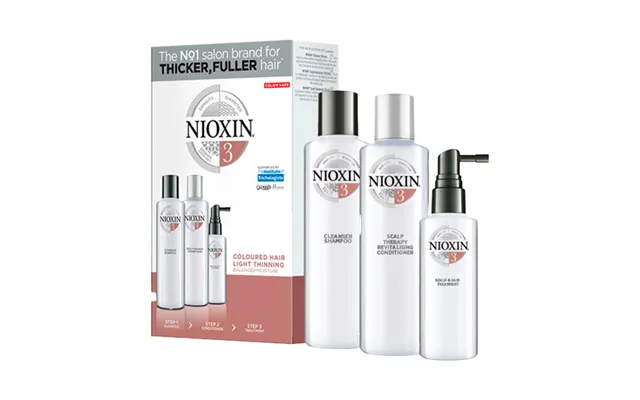 Nioxin Hair System Kit 3 For Colored Hair With Light Thinning