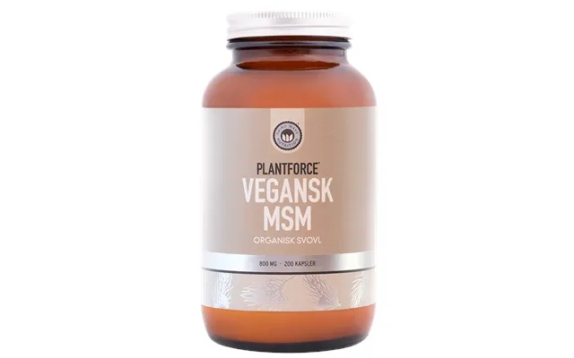 Plantforce Vegansk Msm 800 Mg 200 Kap