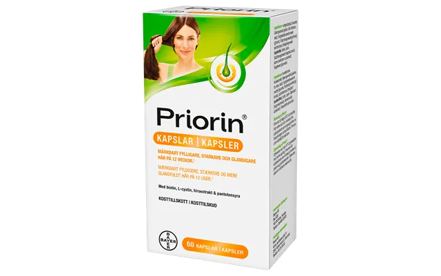 Priorin - Kosttilskud Mod Hårtab 60 Kapsler