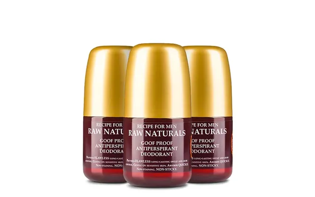 Raw Naturals Goof Proof Antiperspirant Deodorant 3-pak