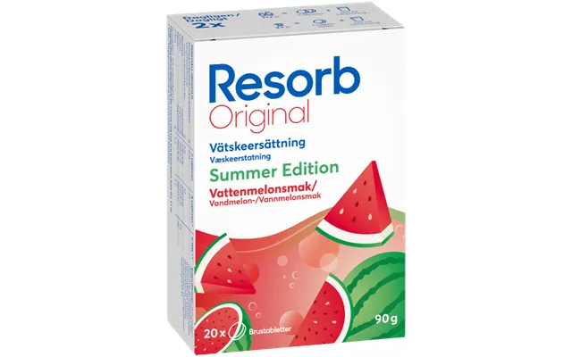Resorb Original Vandmelon 2 X 10 Stk